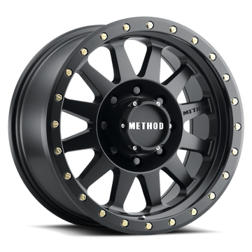 Method Race Wheels MR304 Double Standard Matte Black 8 lug