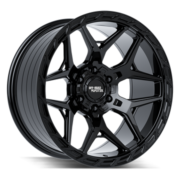 Off-Road Monster Wheels MF40 Flat Black - Wheels Outlet
