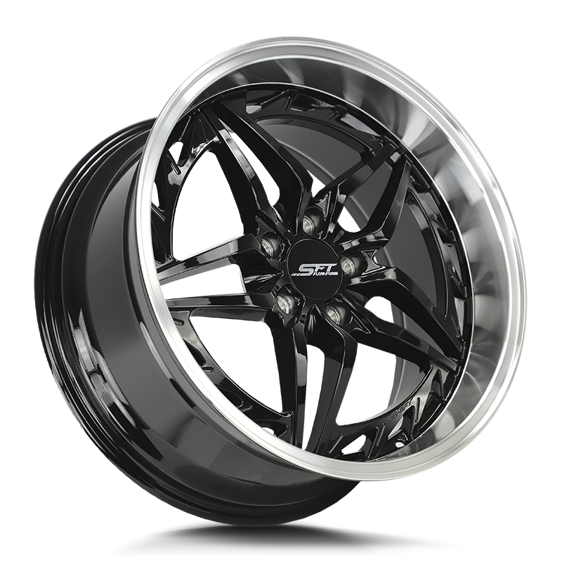 Shift Wheels HF37 Injector Black Polished Lip - Wheels Outlet