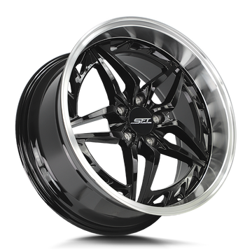 Shift Wheels HF37 Injector Black Polished Lip - Wheels Outlet