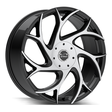 Strada Wheels G02 Inferno Gloss Black Machined - Wheels Outlet