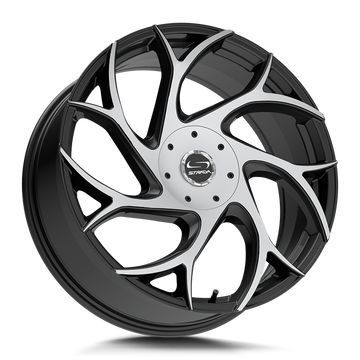 Strada Wheels G02 Inferno Gloss Black Machined - Wheels Outlet