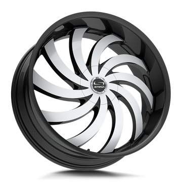 Strada Wheels G04 Flame Gloss Black Machined - Wheels Outlet