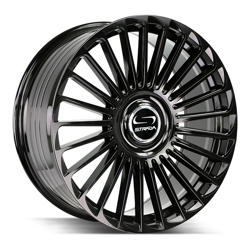 Strada Wheels SF68 Martello Gloss Black - Wheels Outlet