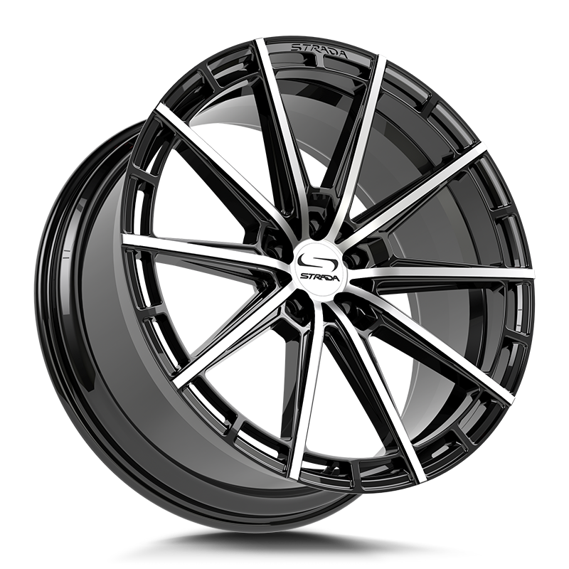 Strada Wheels SF70 Palo Gloss Black Machined - Wheels Outlet