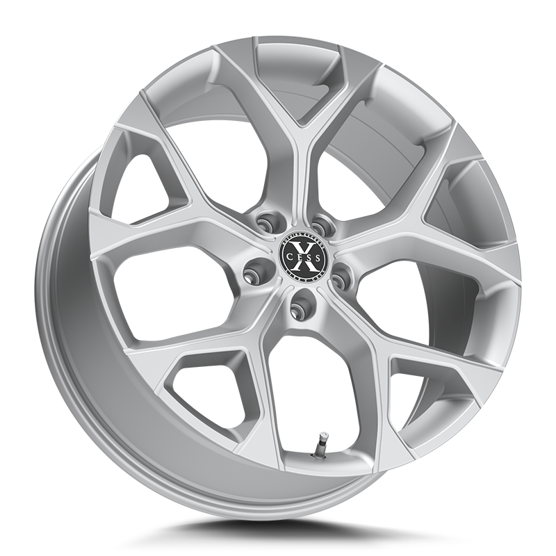 Xcess Wheels X05 5 Flake Silver Machined - Wheels Outlet