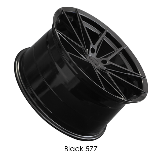 XXR Wheels 577 Black side view