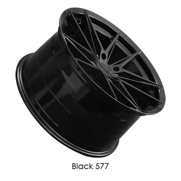 XXR Wheels 577 Black side view