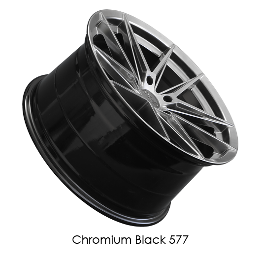 XXR Wheels 577 Chromium Black side view