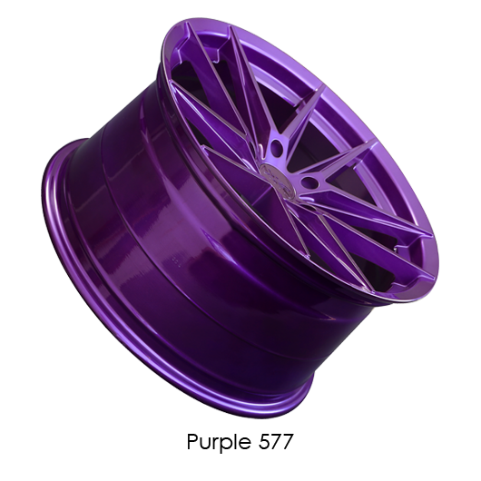 XXR Wheels 577 Purple side view