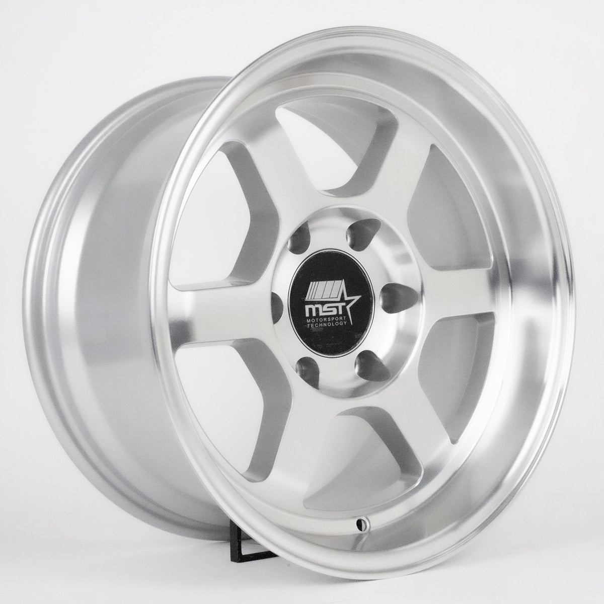 MST Wheels Time Attack Truck Silver Machined