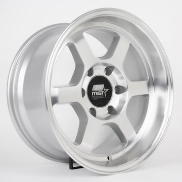 MST Wheels Time Attack Truck Silver Machined