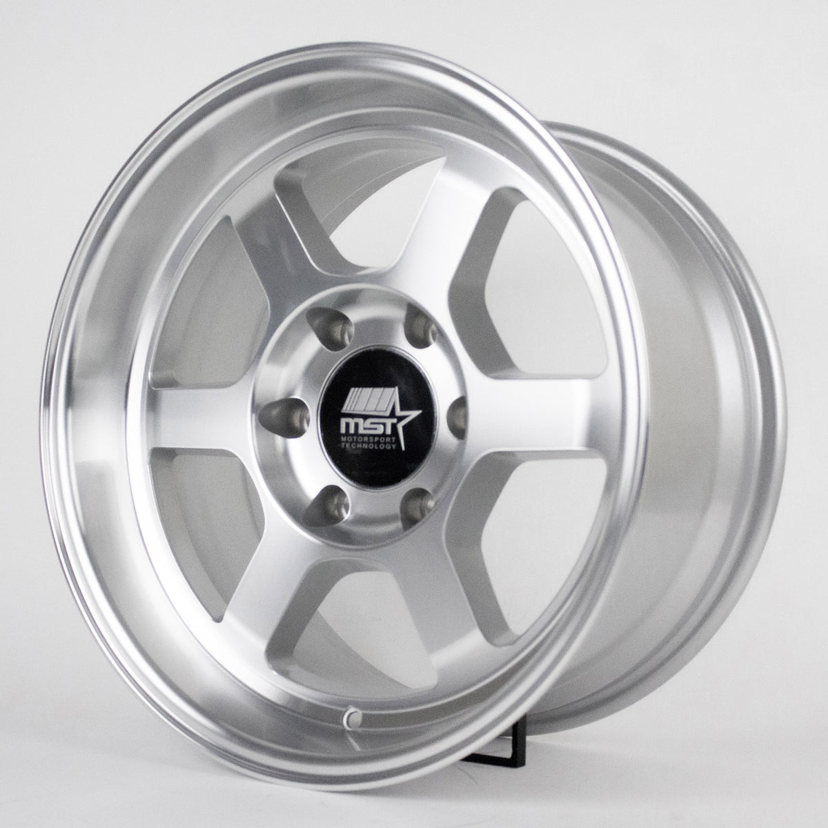 MST Wheels Time Attack Truck Silver Machined