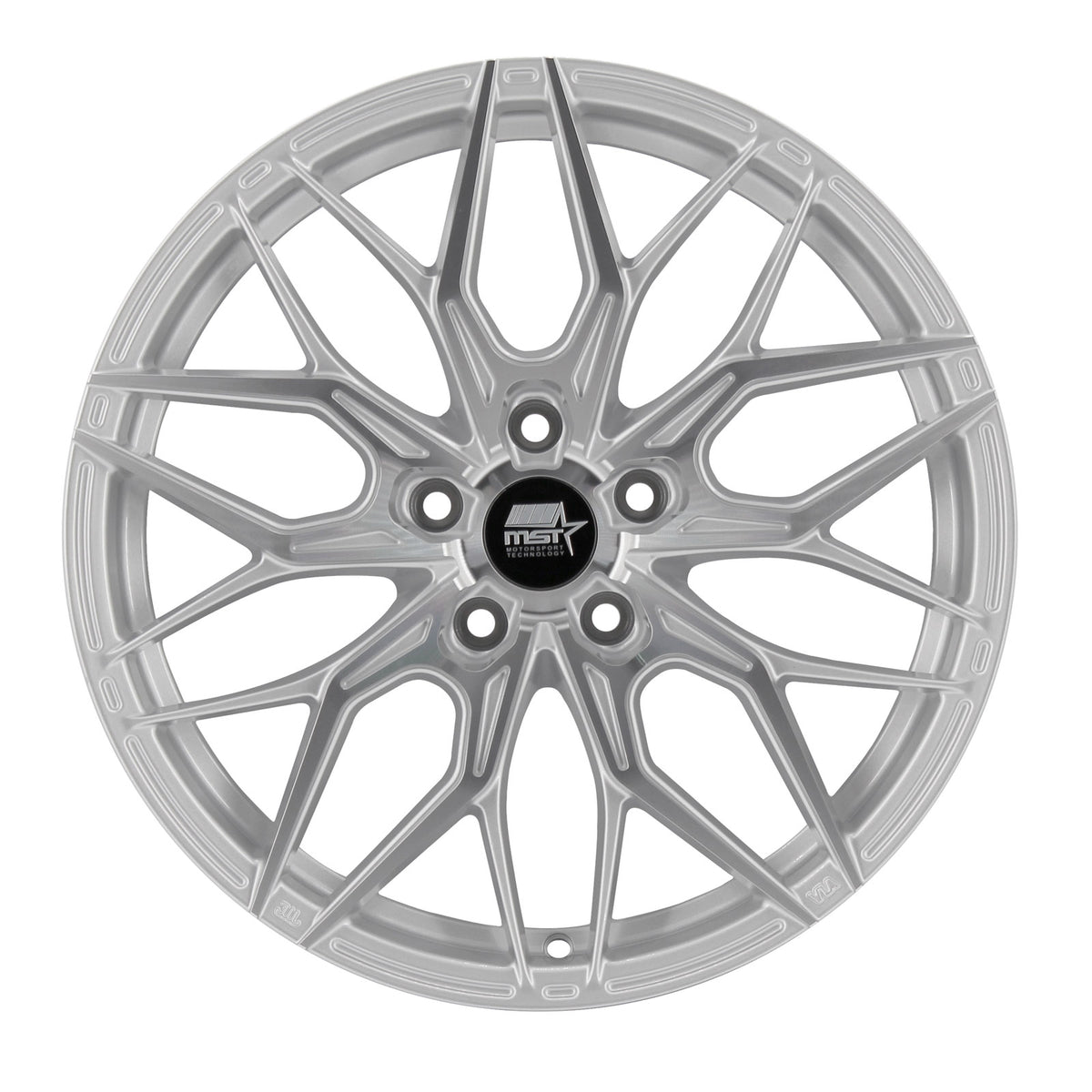 MST Wheels MT02 Silver Machined