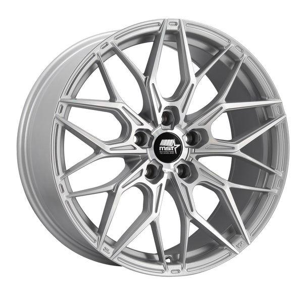 MST Wheels MT02 Silver Machined