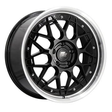 MST Wheels MT03 Black Machined Lip