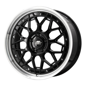 MST Wheels MT03 Black Machined Lip