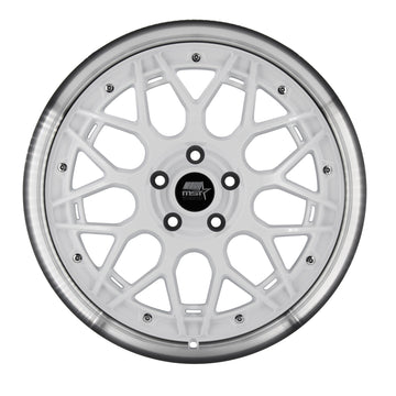 MST Wheels MT03 White Machined Lip
