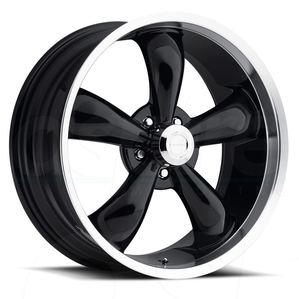Vision Wheels 142 Legend 5 Black Machined Lip