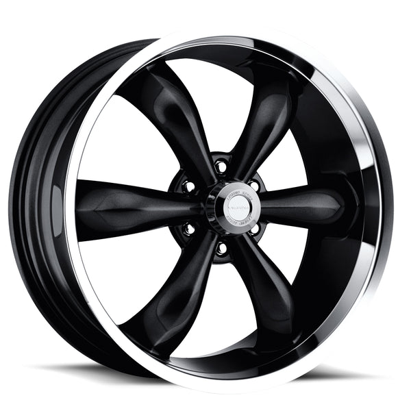Vision Wheels 142 Legend 6 Black Machined Lip