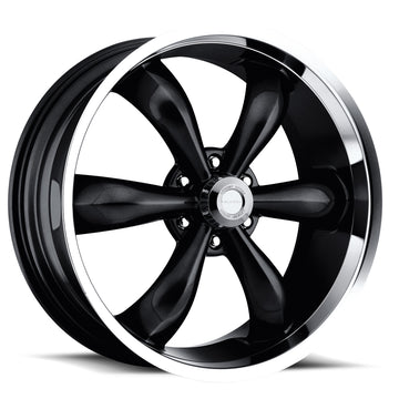 Vision Wheels 142 Legend 6 Black Machined Lip