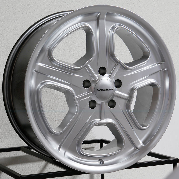Vision Wheels 147 Daytona Hyper Silver