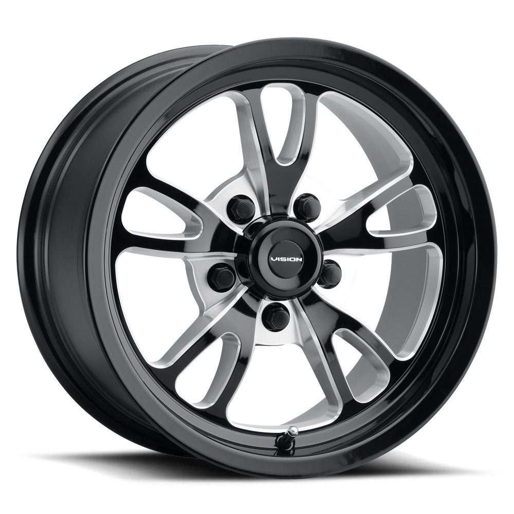 Vision Wheels 149 Patriot Black Milled