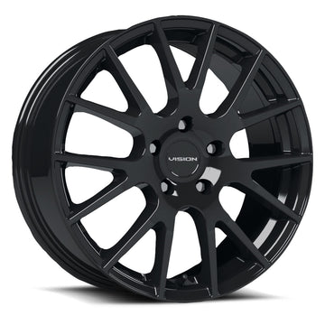 Vision Wheels 18 Hellion Gloss Black
