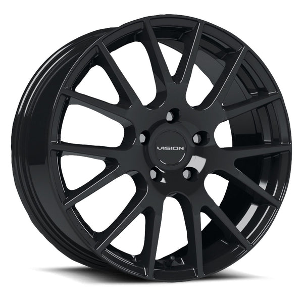 Vision Wheels 18 Hellion Gloss Black