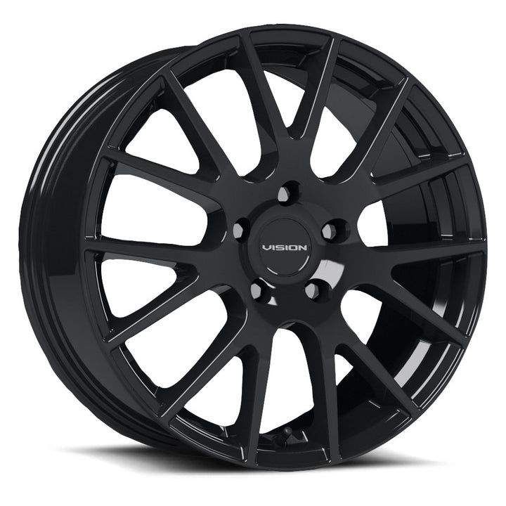 Vision Wheels 18 Hellion Gloss Black