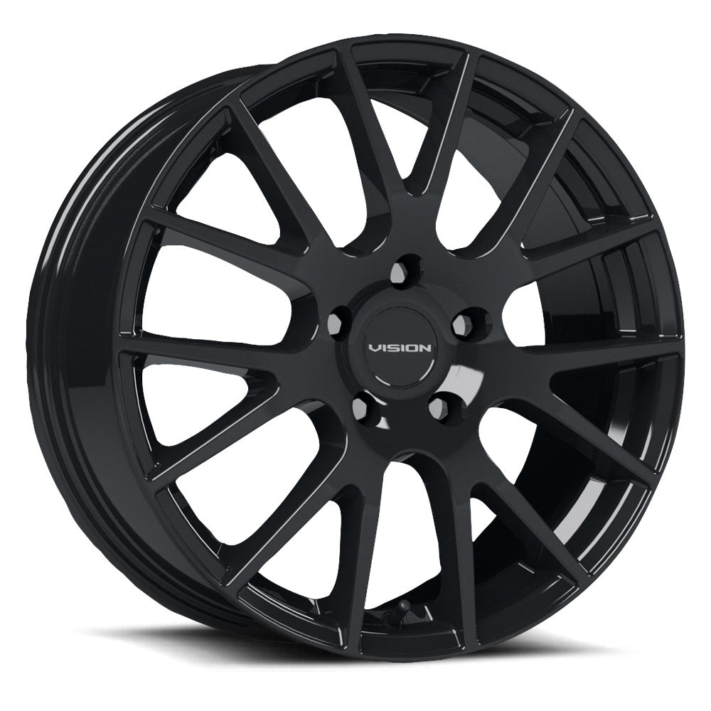 Vision Wheels 18 Hellion Gloss Black