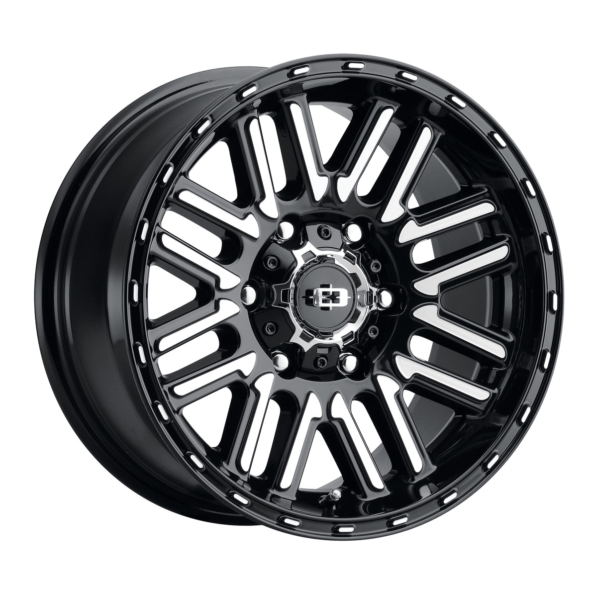 Vision Wheels 348 Nexus Black Machined