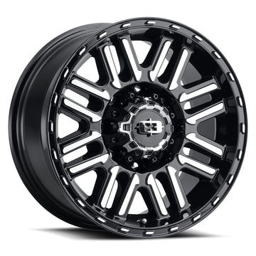 Vision Wheels 348 Nexus Black Machined
