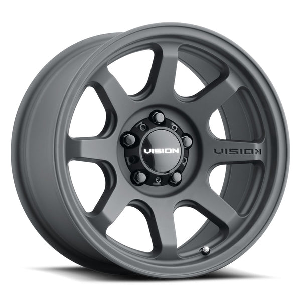 Vision ATV Wheels 351 Flow Satin Black