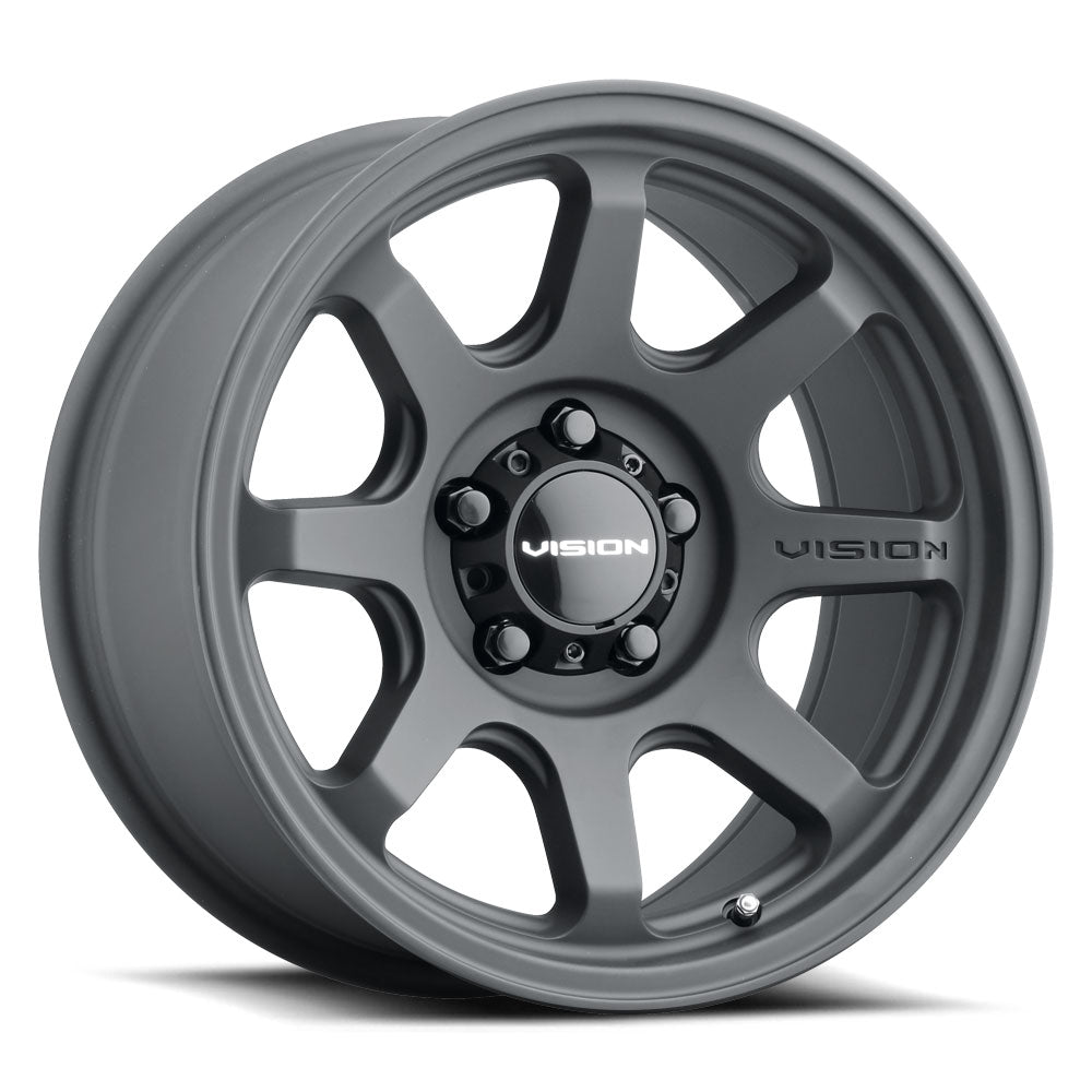 Vision ATV Wheels 351 Flow Satin Black