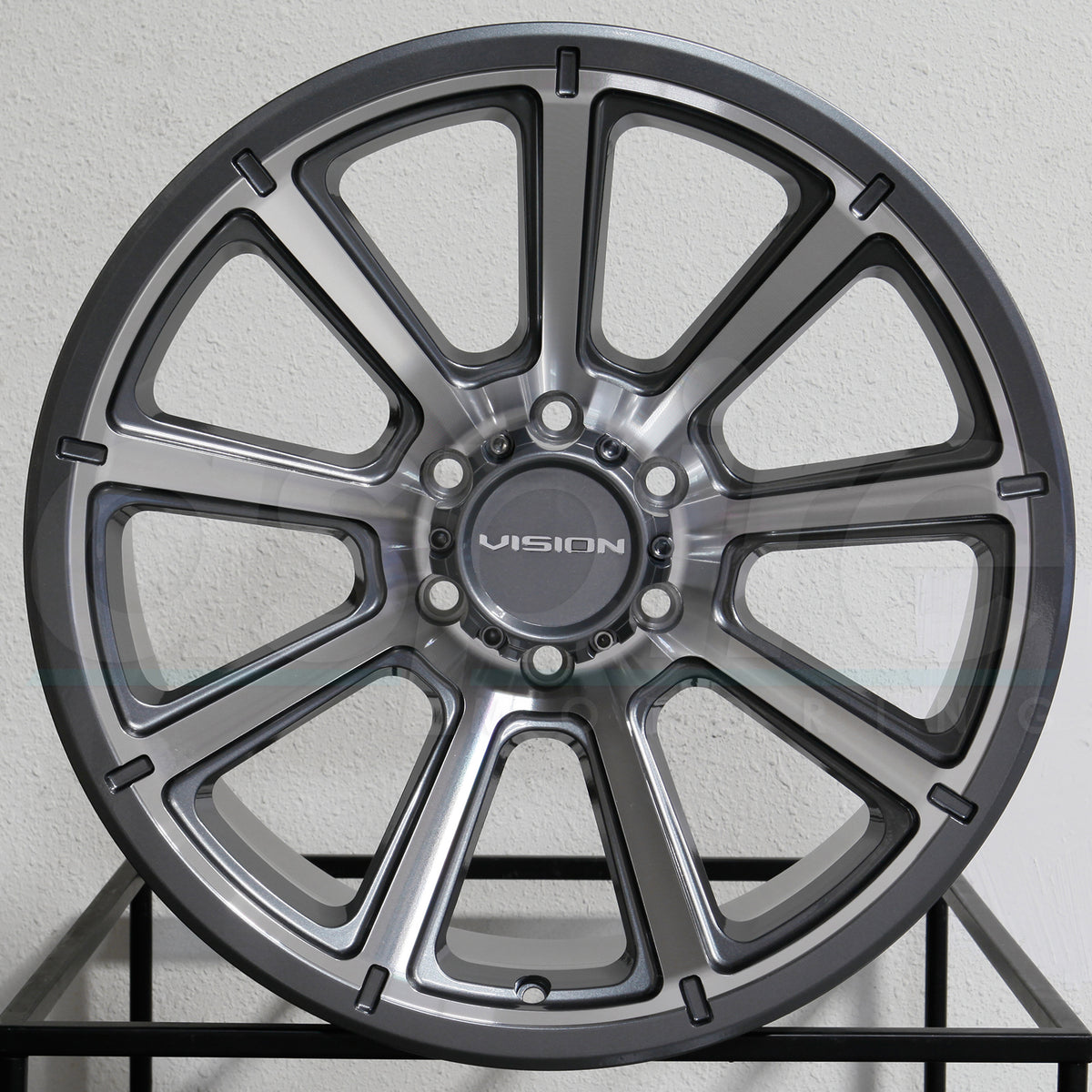 Vision Wheels 353 Turbine Gunmetal Machined
