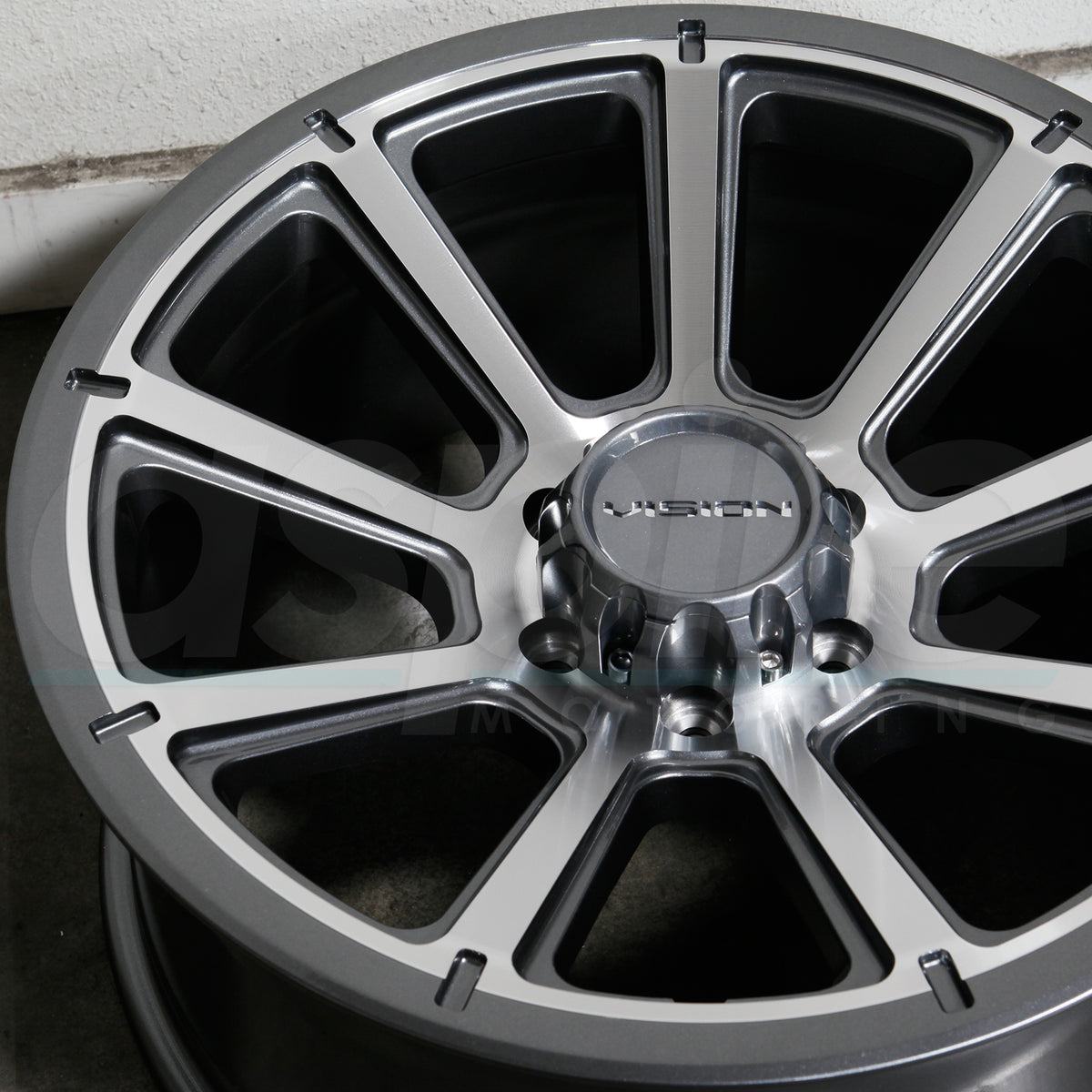 Vision Wheels 353 Turbine Gunmetal Machined