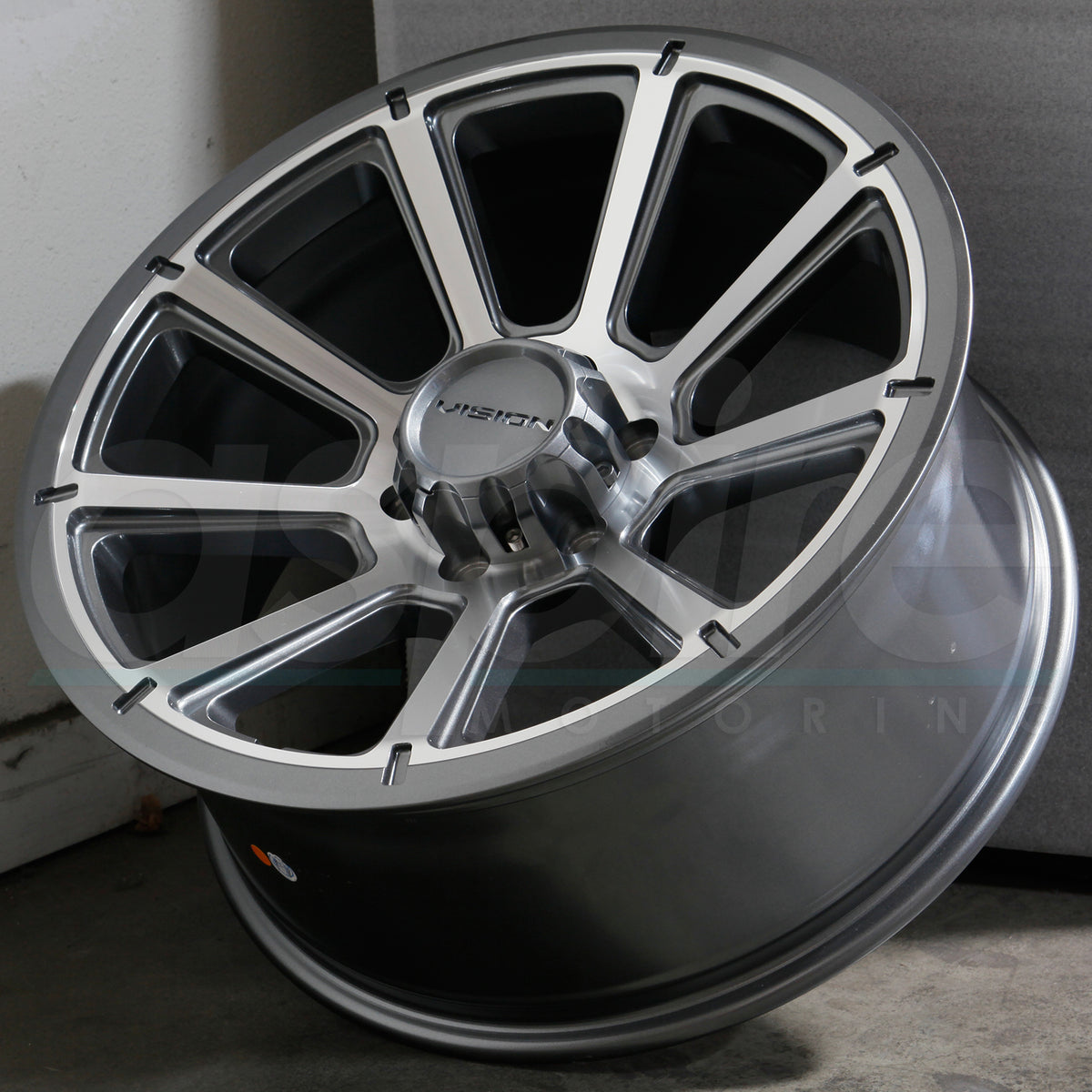 Vision Wheels 353 Turbine Gunmetal Machined