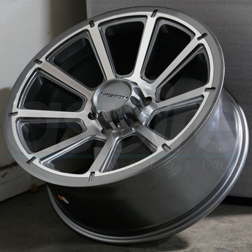 Vision Wheels 353 Turbine Gunmetal Machined