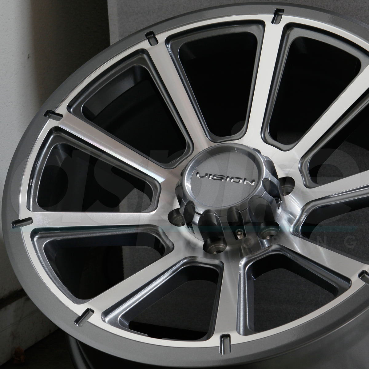 Vision Wheels 353 Turbine Gunmetal Machined