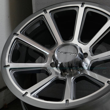 Vision Wheels 353 Turbine Gunmetal Machined