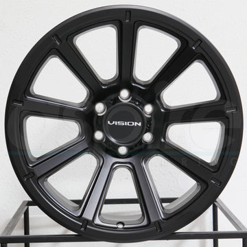 Vision Wheels 353 Turbine Matte Black