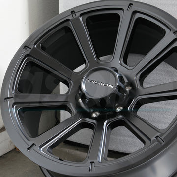 Vision Wheels 353 Turbine Matte Black