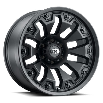 Vision Wheels 362 Armor Satin Black Black Insert