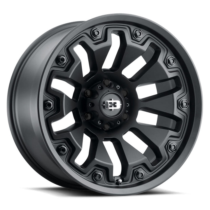 Vision Wheels 362 Armor Satin Black Black Insert