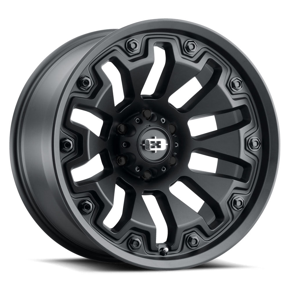 Vision Wheels 362 Armor Satin Black Black Insert