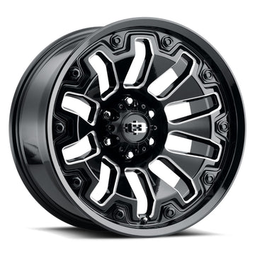 Vision Wheels 362 Armor Black Milled Black Insert