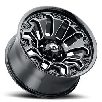 Vision Wheels 362 Armor Black Milled Black Insert