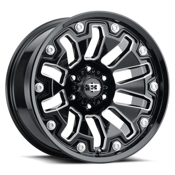 Vision Wheels 362 Armor Black Milled