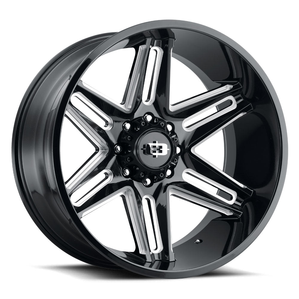 Vision Wheels 363 Razor Black Milled